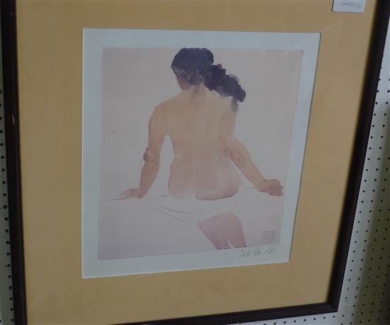 Qu Lei Lei print, signed(-)